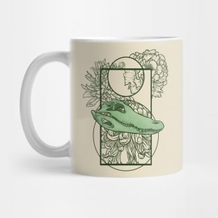 Alligator Skull Mug